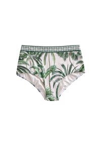 Niewybrane, ecru green palm
