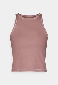 ONE FITTED TANK - Top - smokey mauve/platinum violet/white