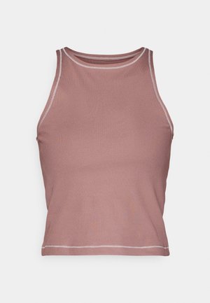 ONE FITTED TANK - Topp - smokey mauve/platinum violet/white