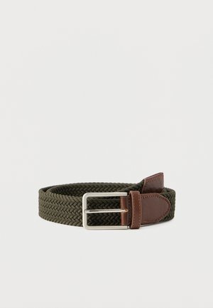 ONSTHIBAUT SOLID NOOS - Braided belt - dark olive
