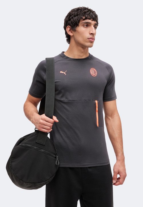 PUMA AC MILAN PUMATECH POCKET TEE - Club wear - flat dark gray — photo 4
