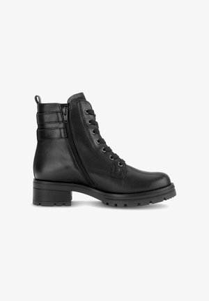 Gabor, GABOR SCHNÜRSTIEFELETTE - Lace-up ankle boots - black