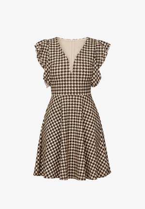 WAL G., LUCIA - Freizeitkleid - brown/cream dogtooth