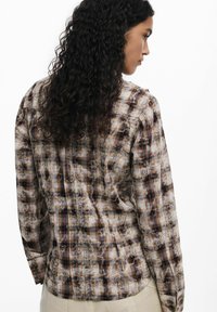Desigual CHECK TEXTURE - Hemdbluse - brown