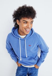 Levi's® - NEW ORIGINAL HOODIE - Hoodie - single dye blue cascade Miniatuurafbeelding 1