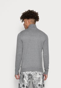 Jack & Jones JJEEMIL HALF ZIP - Camisola - grey melange