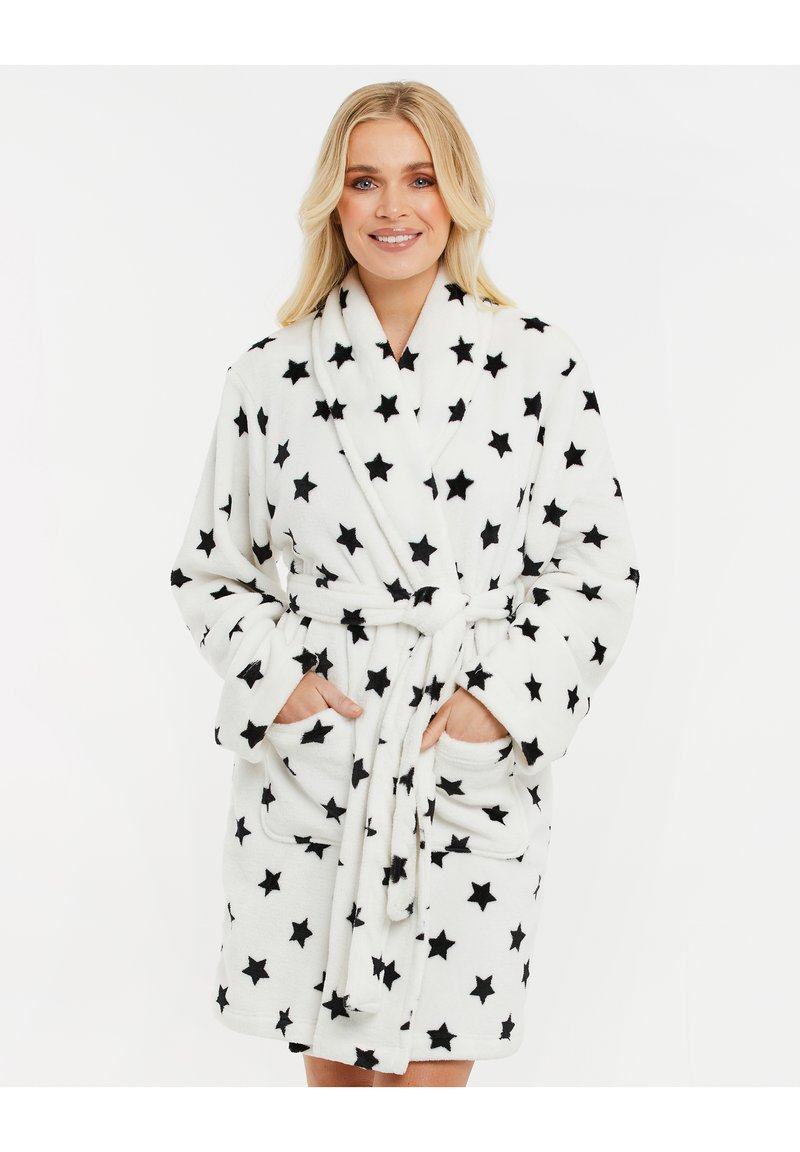 Threadbare Dressing gown white Zalando.de