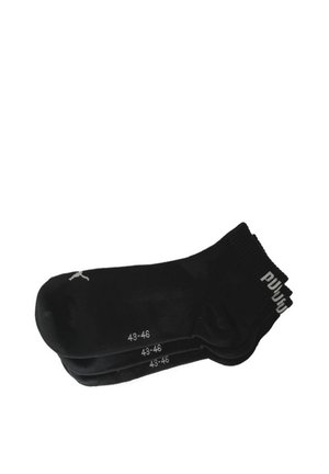 QUARTER UNISEX 3 PACK - Socks - black