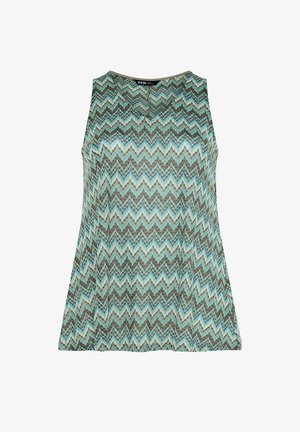Yours Clothing, PLUS SIZE VESTS & CAMIS - Débardeur - turquoise