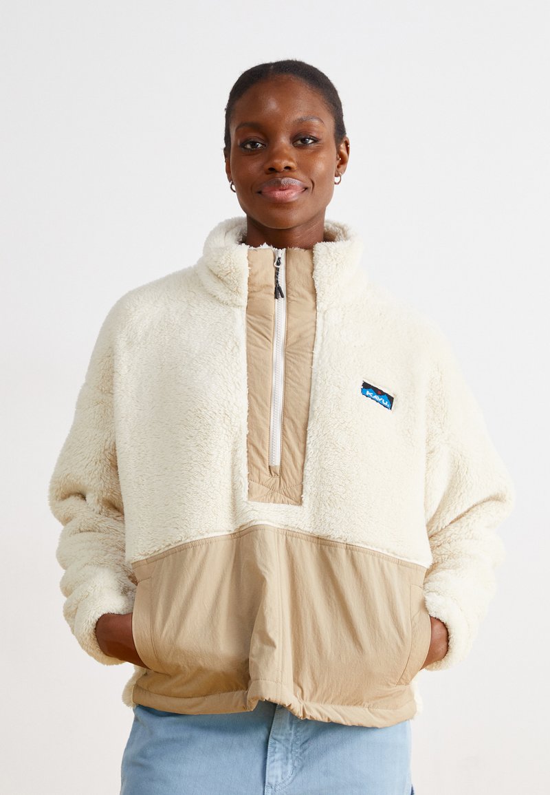 KAVU ROCKHAVEN - Fleecetröja - chalk