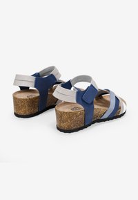 Bosanova CON DE CORCHO - Sandalias de cuña - azul