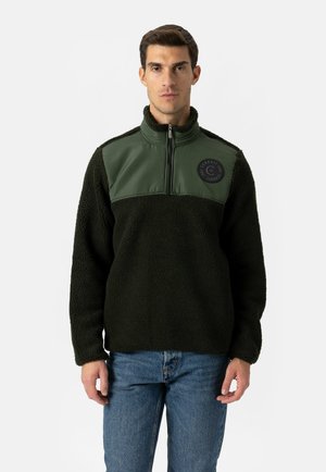 Fliisdžemper - military green