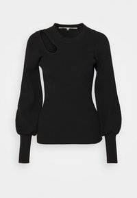 Second Female Stickad tröja - black