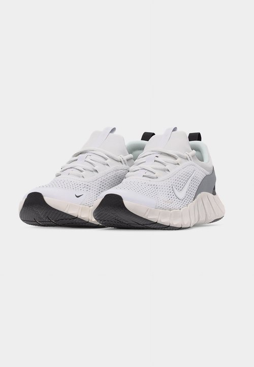 Nike FREE RIDE UNISEX - Road running shoes - white/metallic silver-coloured/light smoke grey/sail/black — photo 3