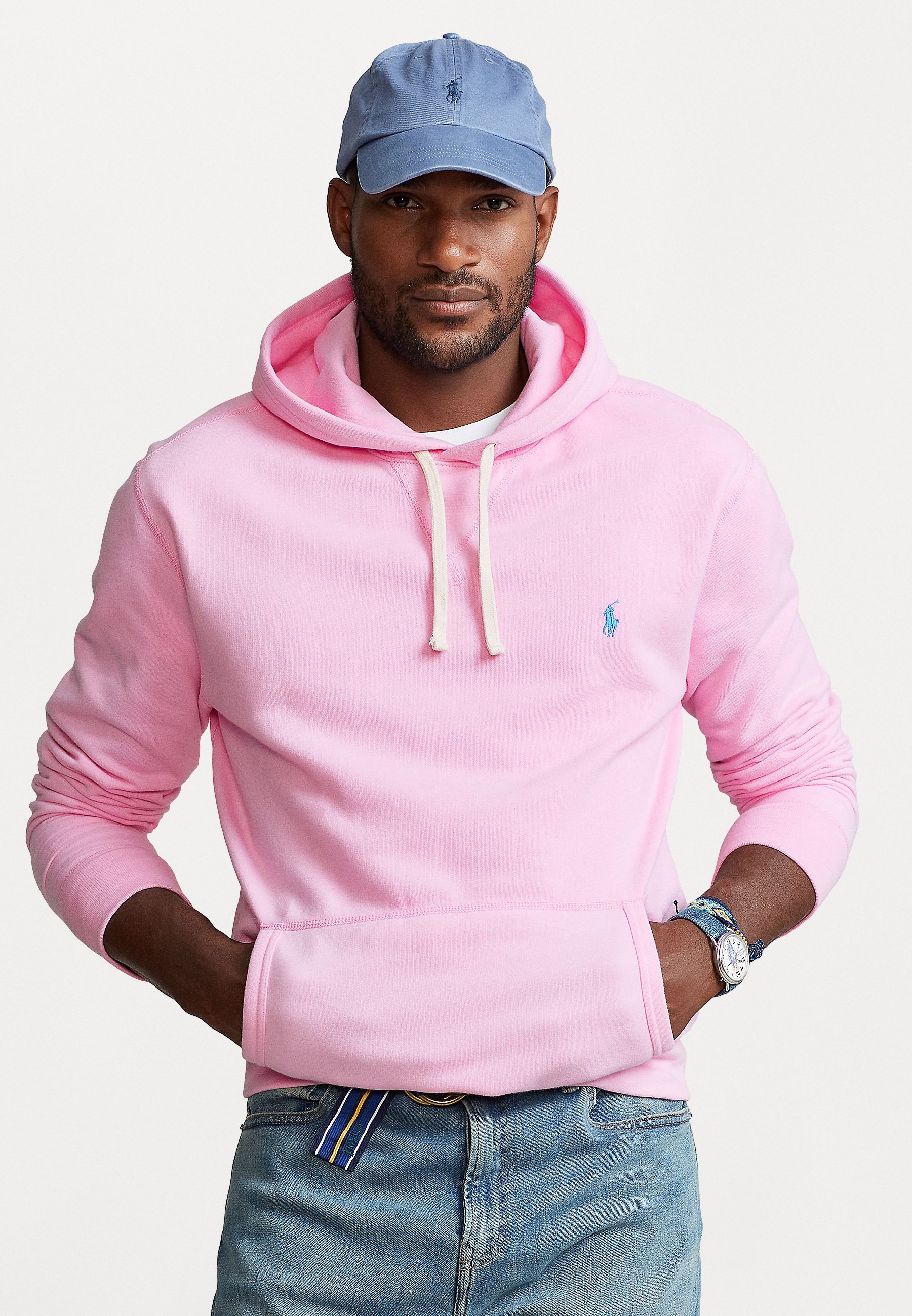 Top 71+ imagen polo ralph lauren pink hoodie