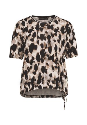 Betty Barclay, BETTY BARCLAY MIT GUMMIZUG CASUAL-SHIRT - T-shirt imprimé - beige schwarz