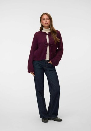 Vero Moda STRICKJACKE VMVISION STRICKJACKE - Cardigan - winetasting
