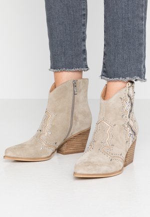 Cowboy-/Bikerlaarsjes - taupe
