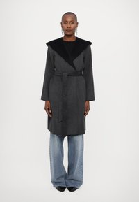 MICHAEL Michael Kors HOODED WRAP COAT - Κλασικό παλτό - charcoal
