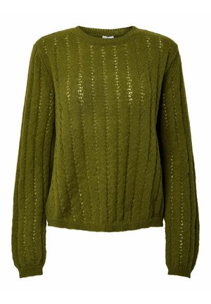 Pieces, KNITTED JUMPER PCADA - Jumper - sphagnum