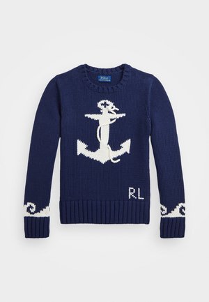 Jumper - newport navy/clubhouse cream