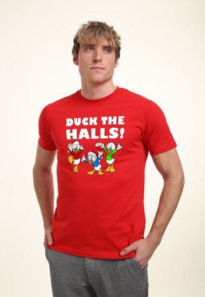 MICKEY CLASSIC NEPHEW HOLIDAY - Camiseta estampada - red