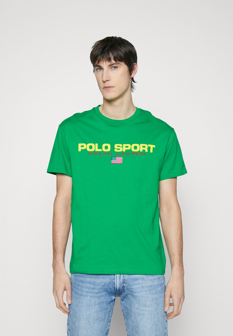 Polo Sport Ralph Lauren SHORT SLEEVE UNISEX TShirt print stem/grün
