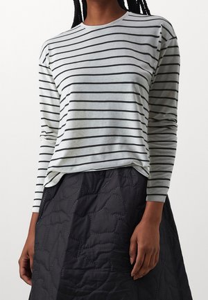 Langærmet T-shirt - beige