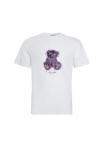 GRAFFITI OUTLINE TEDDY TEE - T-shirts med print - white