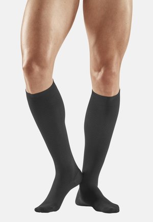 COMPRESSION BUSINESS SOCKS TALL MEN - MADE IN GERMANY - Kniekousen - grey