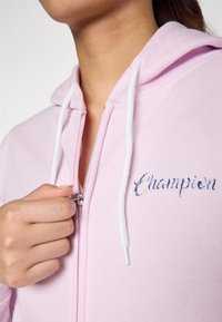 Champion GRAPHIC FULL ZIP HOODIE - Sweat zippé - pink