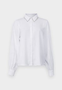 ONLVINEA LIFE SHIRT - Blúzka so zapínaním na gombíky - creme
