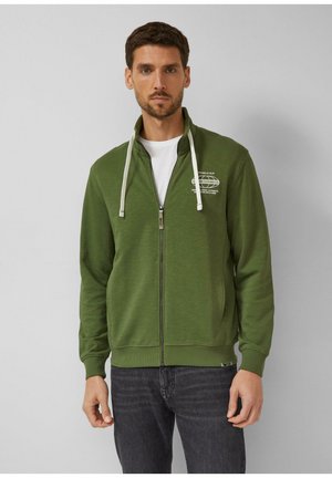 Sweatjacke - olivgrün