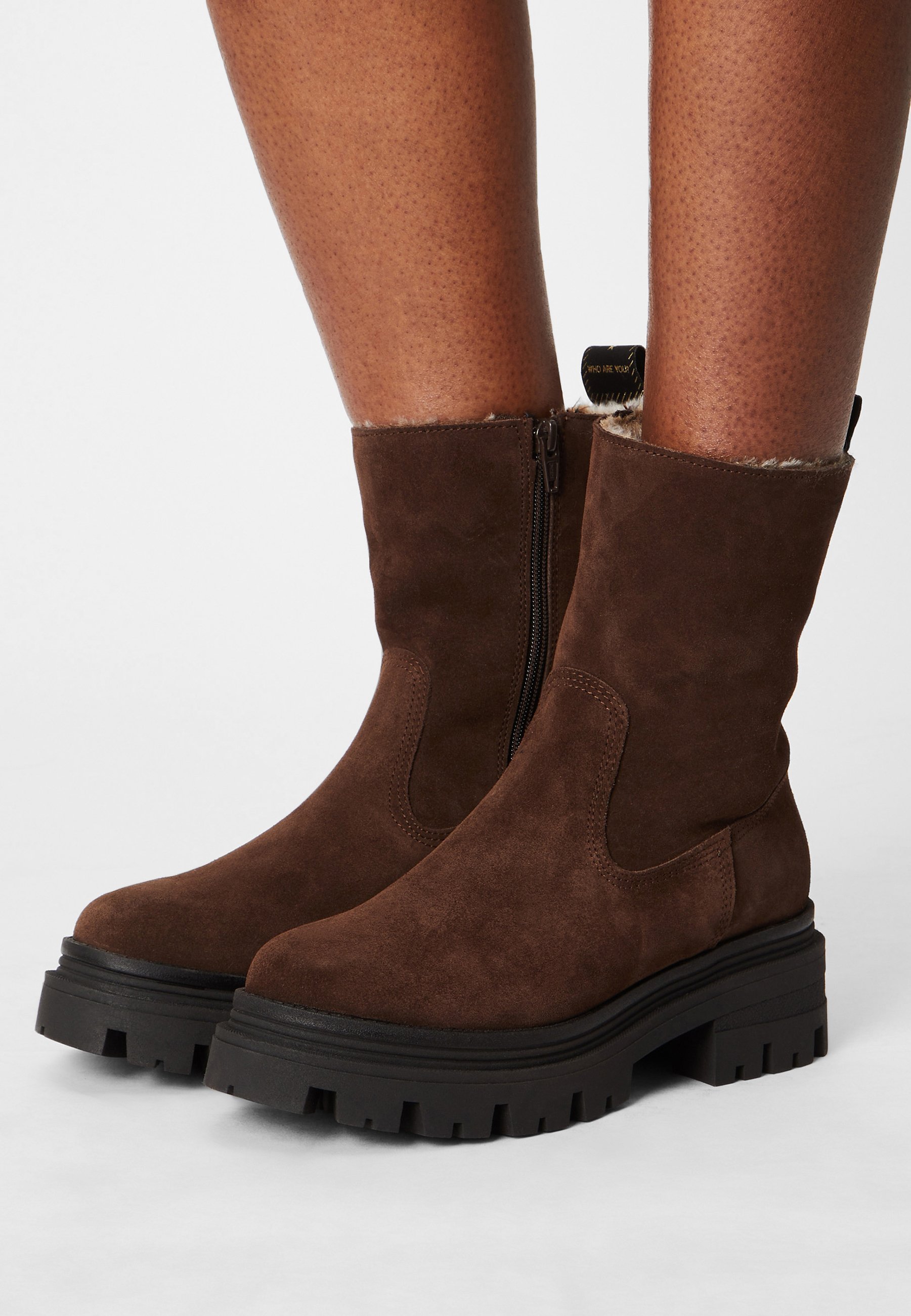 tamaris bottines marron