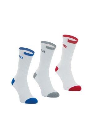 Wilson LOT DE 3 PAIRES CREW  - Chaussettes de sport - blanc