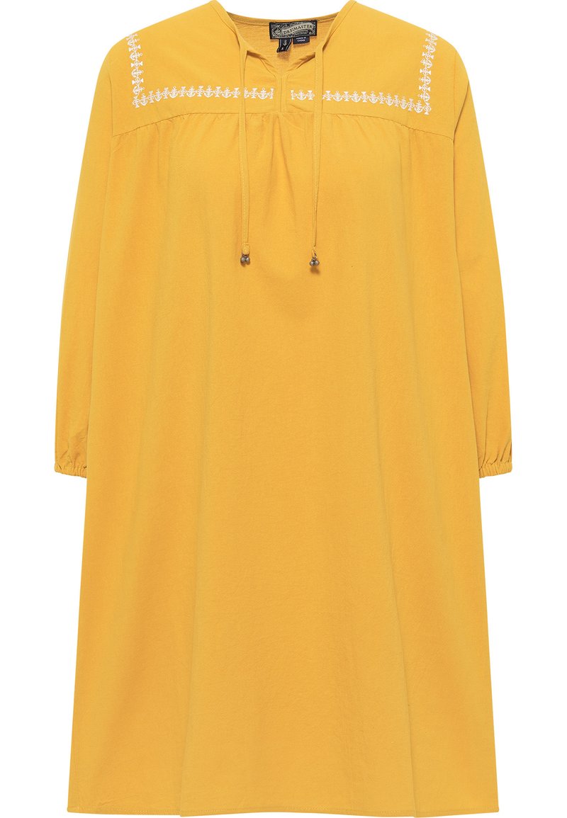 dreimaster Jurk geel