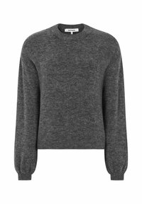 Soft Rebels Trui - dark grey melange