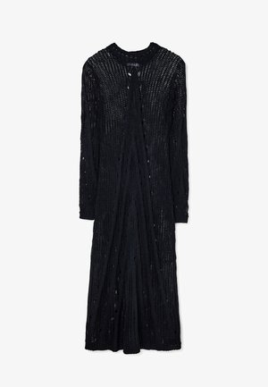 NA-KD, MIDI - Svetríkové šaty - black