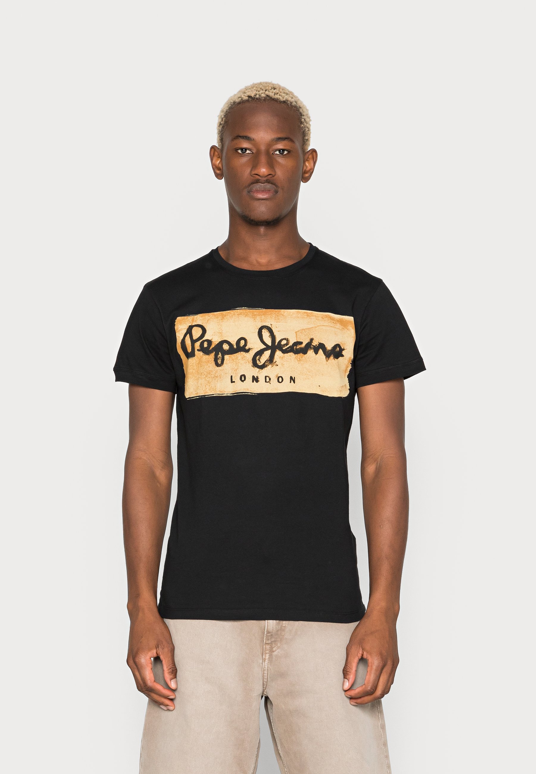Pepe Jeans - Camiseta estampada - black/negro - Zalando.es