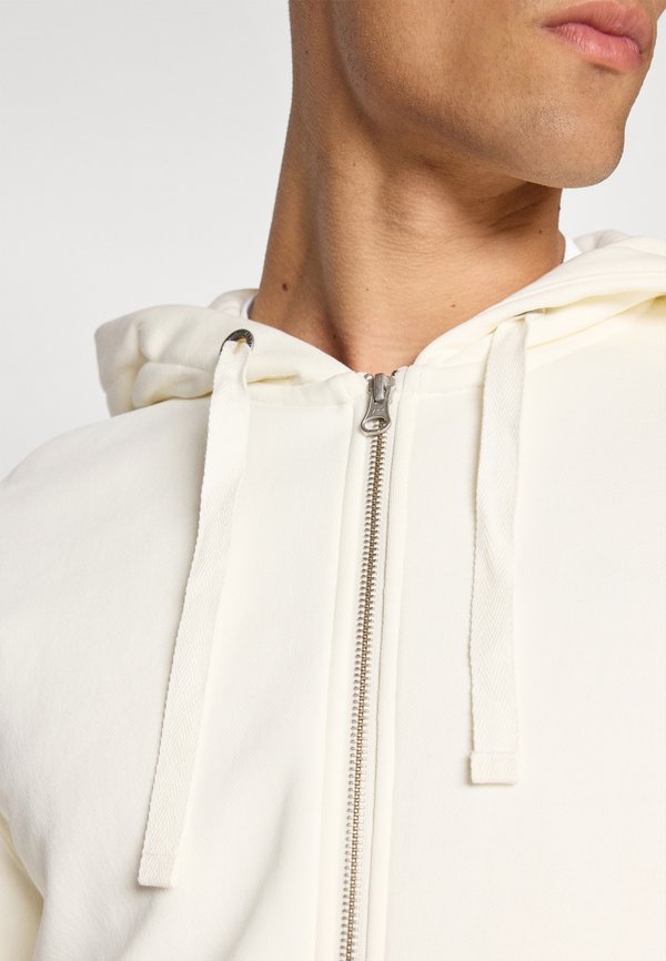 CENTRE ZIP HOODIE - Zip-up sweatshirt - egret4
