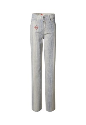 TIMEZONE, CORA TZ - Wide Leg - blue on white stripe