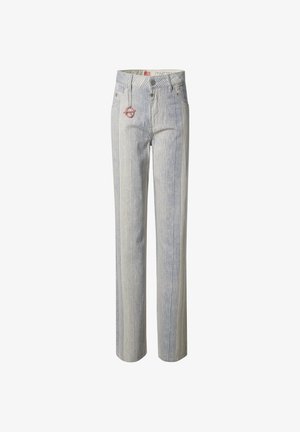 TIMEZONE, CORA TZ - Wide Leg - blue on white stripe