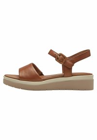 Tamaris - Sandalen met sleehak - nut Miniatuurafbeelding 1