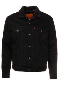 TYPE III SHERPA TRUCKER JACKET - Chaqueta vaquera - back denim