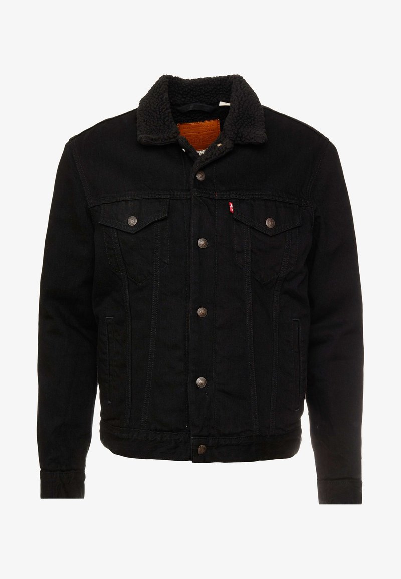 Sherpa Trucker Jacket Levis Jeansjacke Oversize Jacket Billige