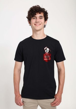 T-shirt con stampa - black