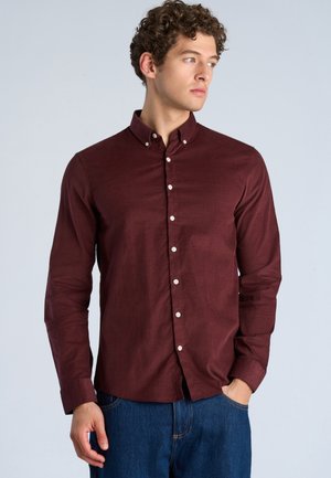 Lindbergh, FINE CORDUROY SHIRT L/S - Skjorta - bordeaux