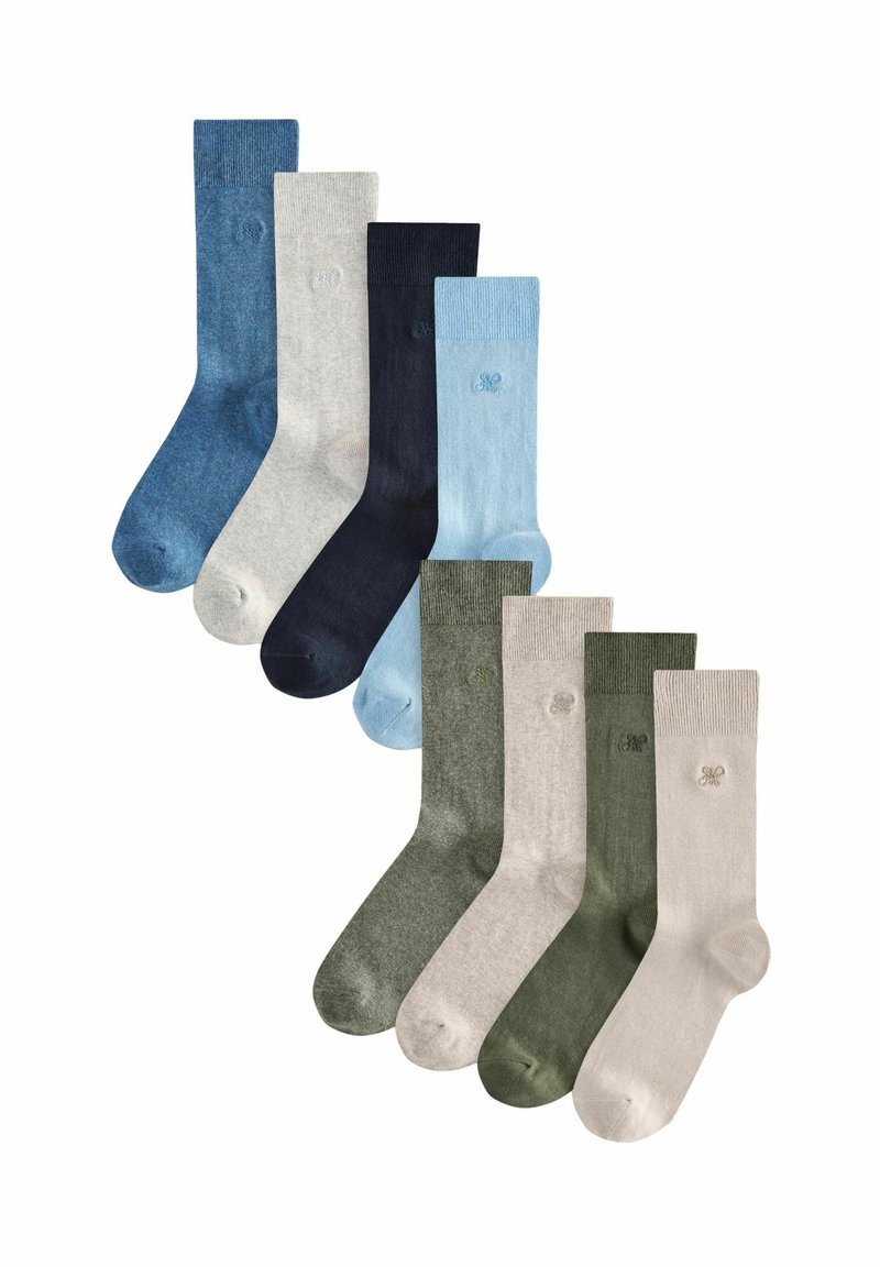 Next MARL EIGHT PACK - Ponožky - blue grey green