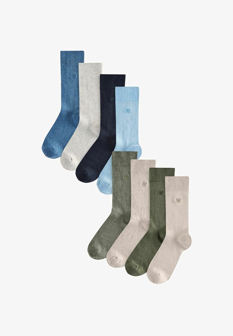 Next MARL EIGHT PACK - Calcetines - blue grey green