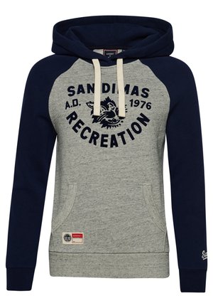 Jersey con capucha - mottled grey